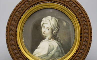 Miniatur Porträt der Béatrice Cenci / A miniature portrait of...