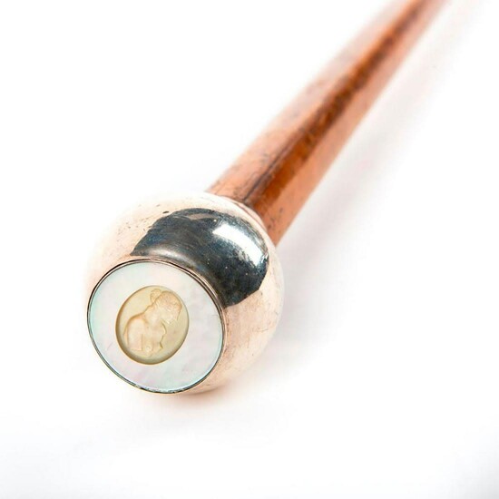 Mother Pearl "Cameo Of The Woman" Cane