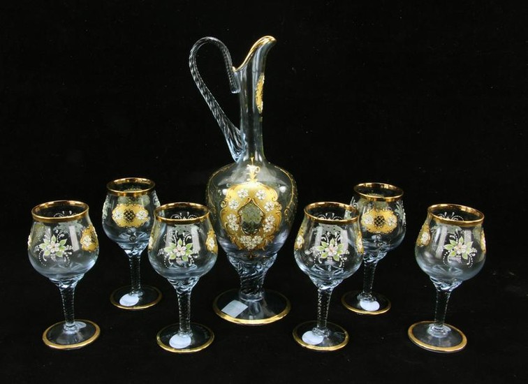 Murano Wine Glass Set