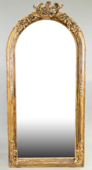 New Item, French Style Arch Top Gilt Framed Mirror #1