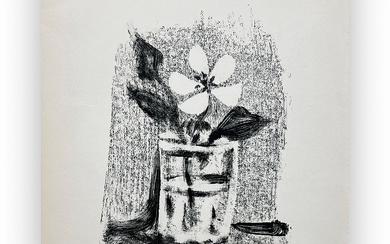 PABLO PICASSO (1881-1973) - Fleurs dans un verre N.6 (frontispice), 1947