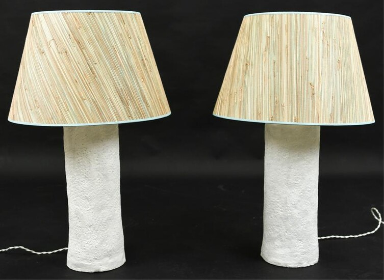 PAIR OF "COLUMN" LAMPS BY LIZ O'BRIEN EDITIONS