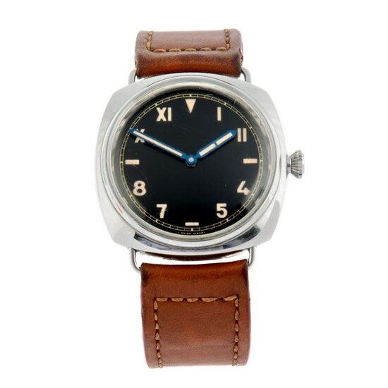 PANERAI - a limited edition Radiomir California wrist watch. Stainless steel case with exhibition