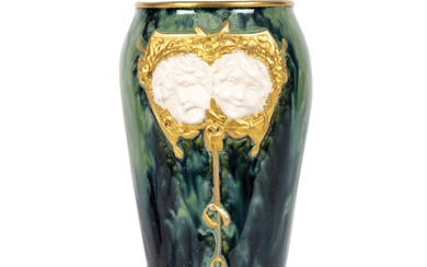 Paul François Louchet. Ceramic vase c. 1900