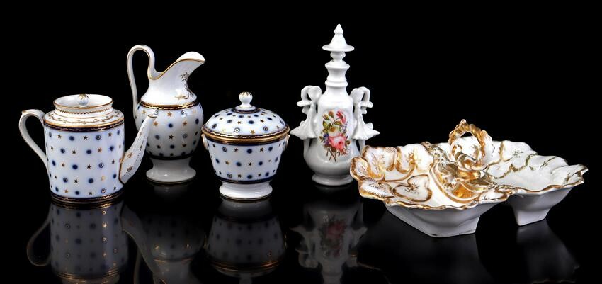 Porcelain 19th century choux dish