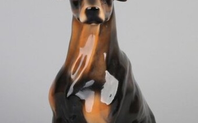 Porcelain hunting dog