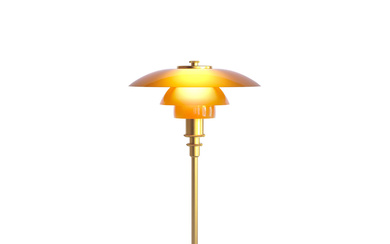 Poul Henningsen / Louis Poulsen. PH 2/1 amber table lamp