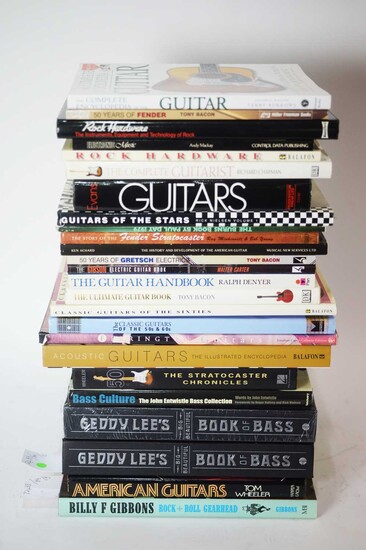 Qty Guitar reference books