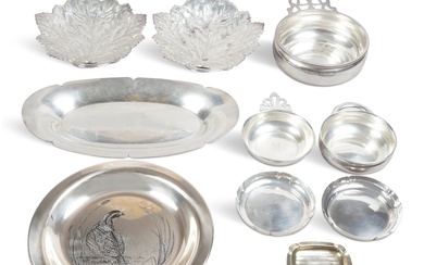 REED & BARTON PAUL REVERE PORRINGER AND OTHER AMERICAN SILVER ITEMS