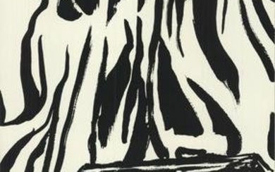Robert Longo - Performance Works - 1985 Offset Lithograph 26.75" x 12"