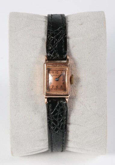 Rolex 14K Gold, 17 Jewel, 31 Victoires de Haute Precision, Geneve Lady's Wrist Watch FJS2