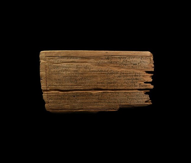 Roman Inscribed Wooden Tablet