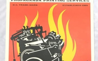 Shepard FAIREY (1970) Propaganda printing service. 2018 Screen...