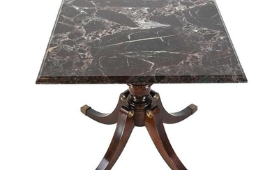 Sheraton Style Marble Top Table