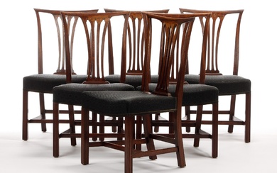 Six older mahogany chairs, early 20th century (6)