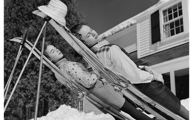 Slim Aarons New England Skiing 1955
