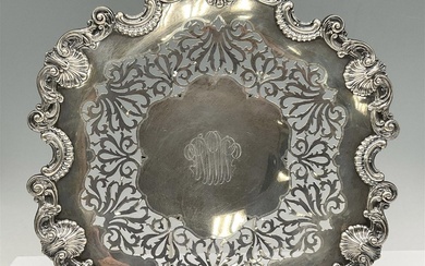 Sterling Silver Round Serving Tray