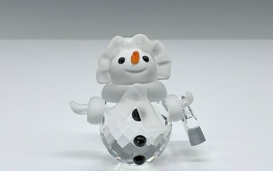 Swarovski Crystal Figurine, Snow Woman with Purse Accessory