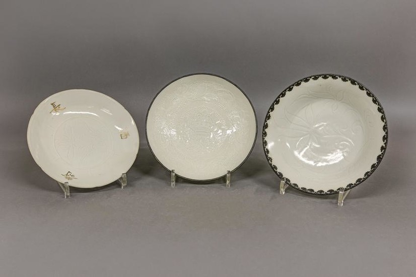 Three Asian Plates/Bowls