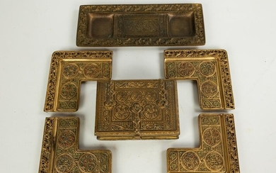Tiffany Studios, New York 9th Century Desk Accessories