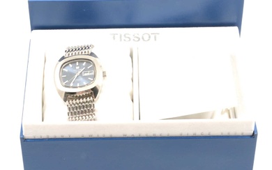 Tissot - a gentleman's Seastar automatic wristwatch, and a pocket watch.