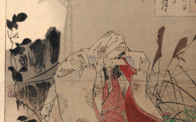 Tsukioka YOSHITOSHI (1839-1892), Woodcut