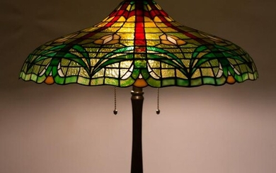 Gorham Leaded Glass Lamp