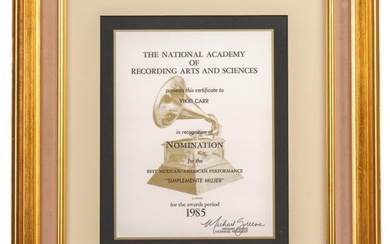 Vikki Carr | 1985 Grammy Award Nomination