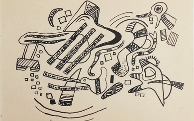 Wassily Kandinsky* (1866-1944) Ink Drawing