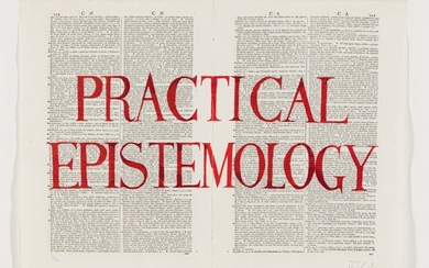 William Kentridge; Practical Epistemology