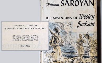 William Saroyan: The Adventures of Wesley Jackson 1946 First Edition First Edition, Harcourt