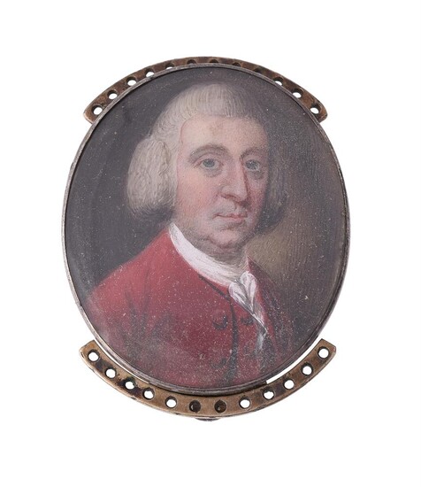 Y English School (18th century), A gentleman, wearing red coat