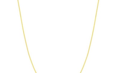 14K Yellow Gold .55mm Box Chain with