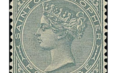 1884-90 Crown CA 4d grey, variety watermark reversed, fine m...