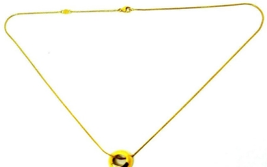 18k Yellow Gold Georg Jensen Chain Necklace