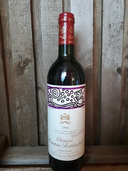 1988 Chateau Mouton Rothschild - Pauillac 1er Grand Cru Classé - 1 Bottle (0.75L)