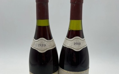 1988 Clos de Vougeot Grand Cru & 1989 Chassagne Montrachet rouge - Labouré Roi - Burgundy Grand Cru - 2 Bottles (0.75L)