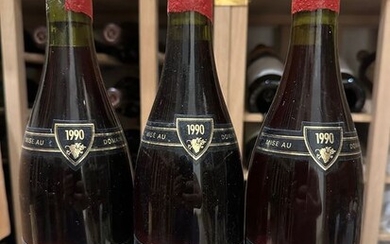 1990 Charmes Chambertin Grand Cru -Camus Père & Fils - Bourgogne - 3 Bottle (0.75L)