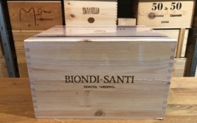 2013 Biondi Santi Brunello di Montalcino "Il Greppo" - Tuscany - 6 Bottles (0.75L)