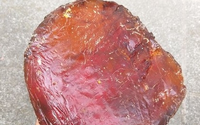 Large, red Copal - Piece - n/a - 205×190×50 mm