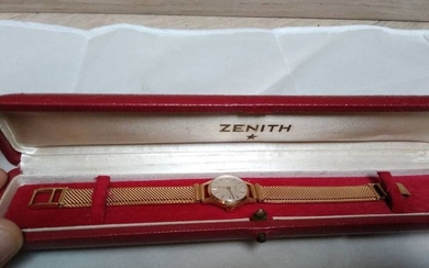 Zenith - orologio con bracciale in oro massiccio 18kt completo di scatola 30,75 gr - 843224 - Women - 1950-1959