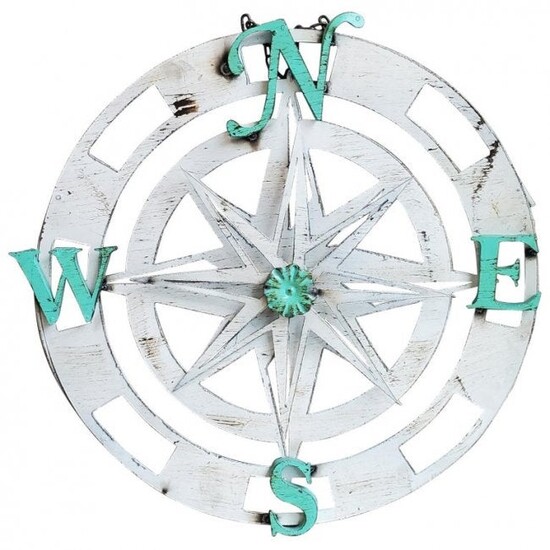 3dimensional Wall Hanging Compass with Rotating Star