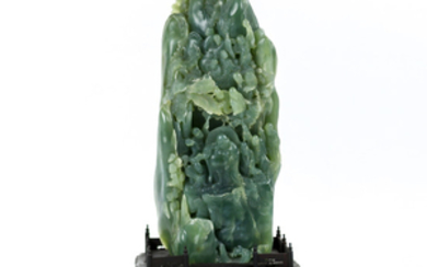 Chinese Carved Soapstone Sculpture, Luohan