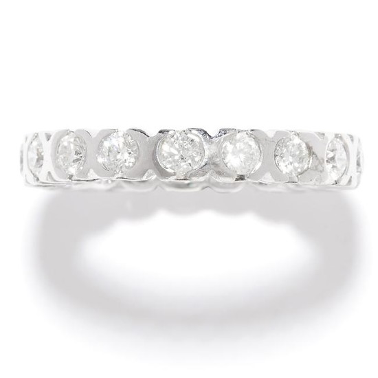 1.40 CARAT DIAMOND ETERNITY RING in 18ct white gold or