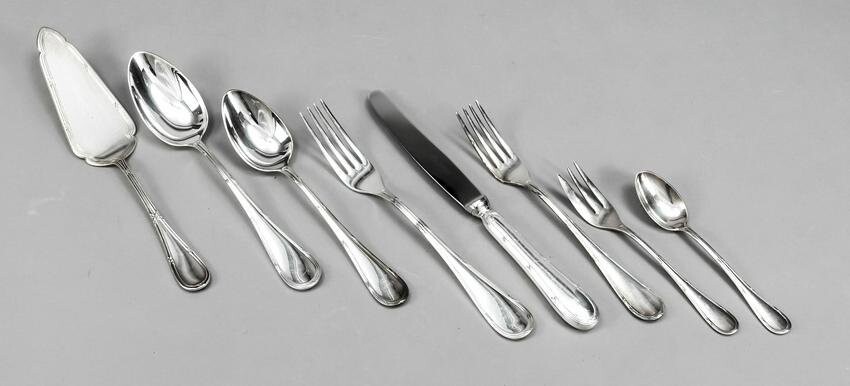 65-piece rest cutlery, German, 20t