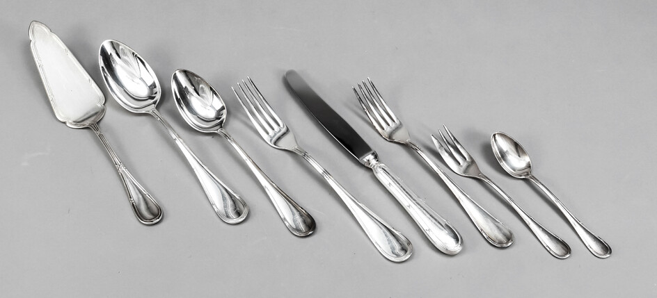 65-piece rest cutlery, German, 20th c