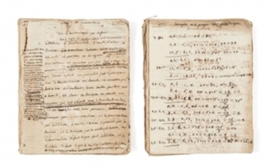 ÉMILIE DU CHÂTELET (1706-1749) « Cours de géométrie » : manuscrits autographes