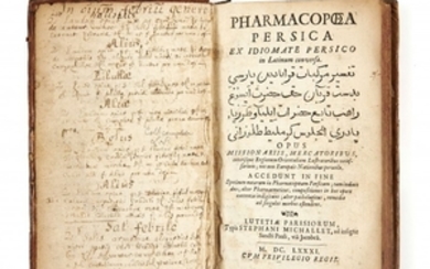 [Ange de SAINT-JOSEPH, attribué à] 1636-1697 Pharmacopoea persica