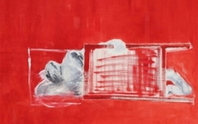 CATHY JOSEFOWITZ (1956), Chaise rouge couchée, 1996