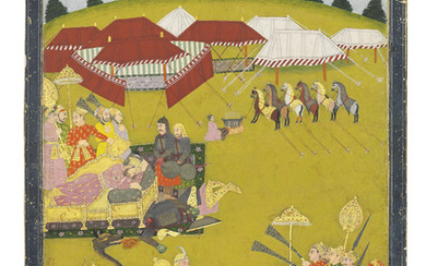 AN ILLUSTRATION TO A PERSIAN EPIC, PROVINCIAL MUGHAL, POSSIBLY LAHORE, PRESENT DAY PAKISTAN, CIRCA 1725-50